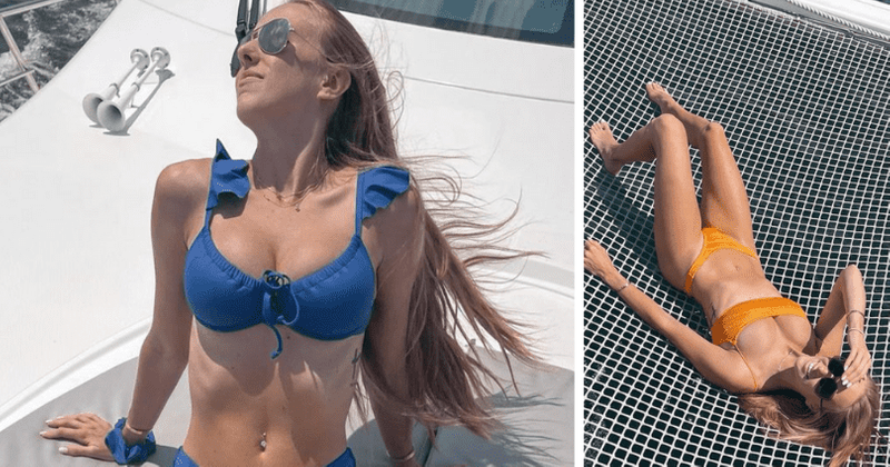 Patrick Mahomes' fiancee Brittany Matthews posts bikini pics after haters called her breasts fake