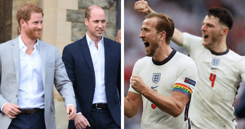 William and Harry bond over EURO 2020, exchange texts after England's win