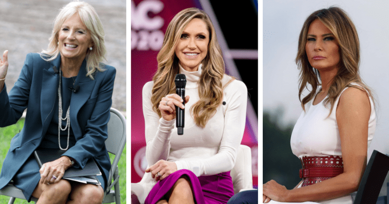Melania was the 'most beautiful' first lady, says Lara Trump as she slams Jill Biden's Vogue cover