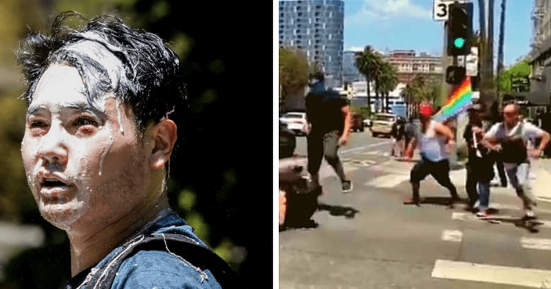 Andy Ngo blames Antifa AGAIN, now for violence outside Wi Spa in LA, Internet hits back with memes