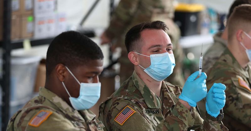 Thomas Massie claims soldiers will quit over Covid vaccine, trolls say 'quitting is desertion'