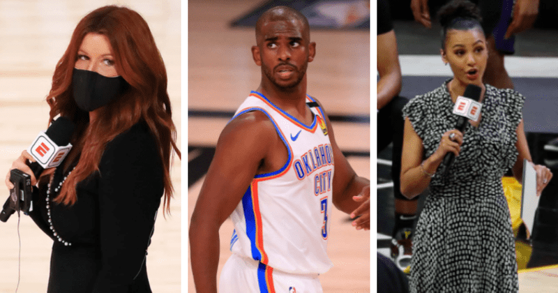 Chris Paul accused of being rude to Malika Andrews, trolls say he'd be nicer to Rachel Nichols
