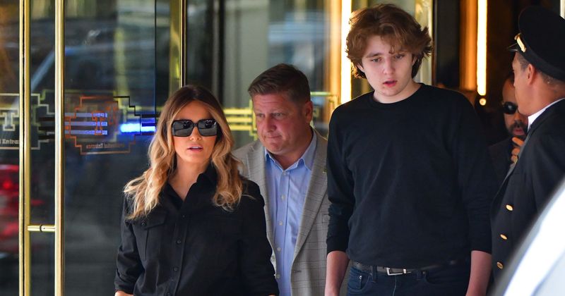 Where is Barron Trump now? Rare sighting of Donald's son towering over mother Melania