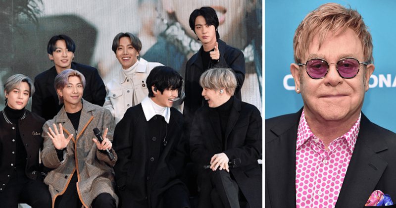 Is Elton John a BTS fan? 'Permission to Dance' shoutout has singer following group on Twitter