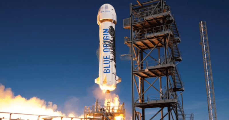 First 'penis' in space! Jeff Bezos's phallic Blue Origin space rocket universally trolled