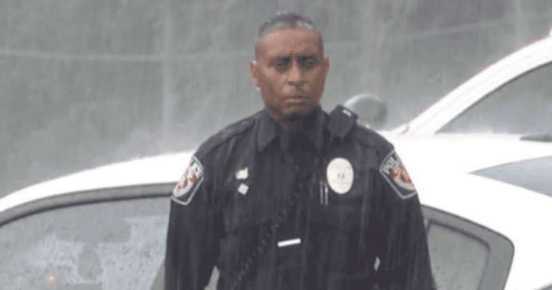 Who is Newman Brazier? Salutes pour in for cop who stood in rainstorm procession for WWII vet