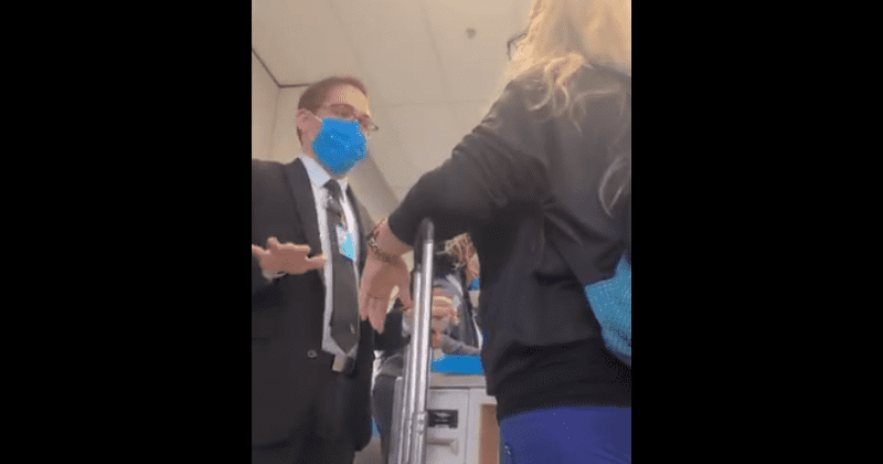 American Airlines boots out woman with mask with holes for calling attendant 'b***h' in viral video