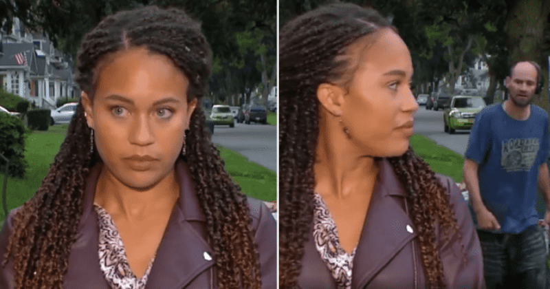 Who is Brianna Hamblin? Reporter hailed after viral video shows men harass her live on air