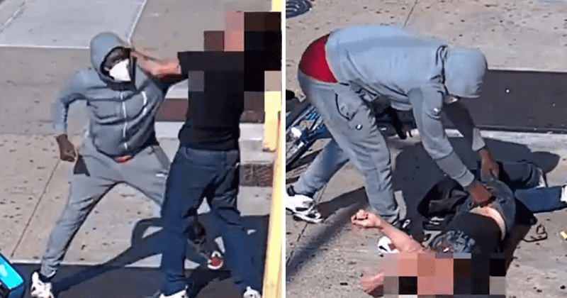 Brooklyn man brutally hit and stomped on head by mugger in viral NYPD video, manhunt on