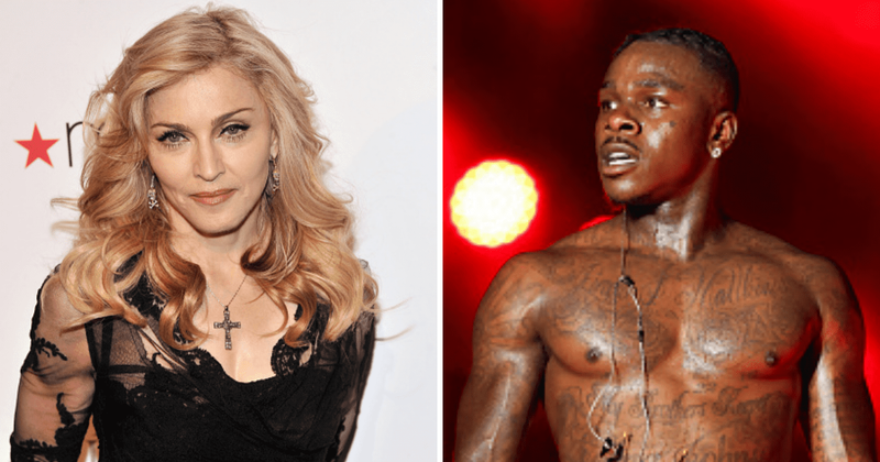 Madonna schools DaBaby over homophobic rant, fans say ‘she really chewed & spit him out’