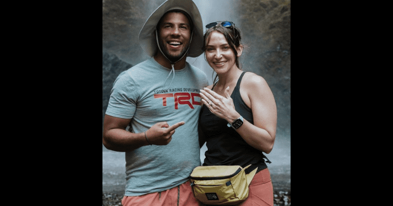 Who is Bubba Wallace's fiancee? NASCAR star gets engaged to longtime girlfriend Amanda Carter