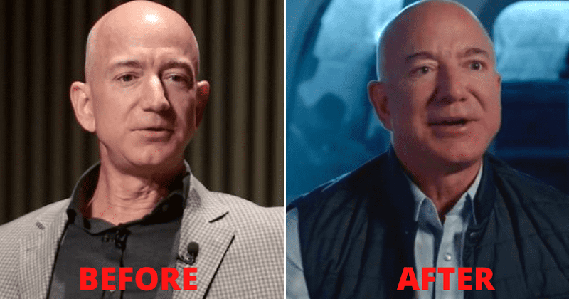 Did Jeff Bezos get a facelift? Billionaire's plump lips and tight cheeks spark speculation