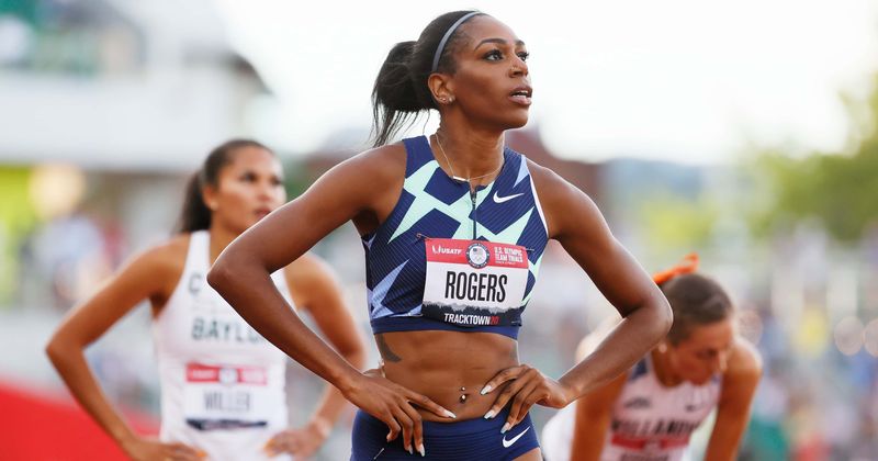 Who are Raevyn Rogers' parents? Star athlete wants to bring home medal for mom's birthday