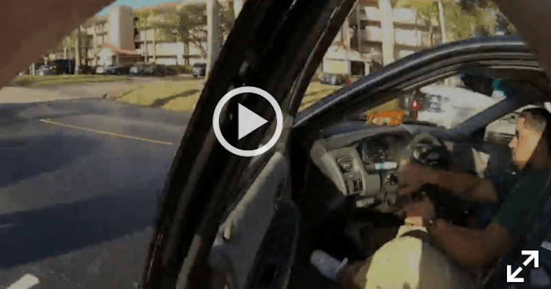Florida man charged with attempted murder for dragging police officer with car for half a mile
