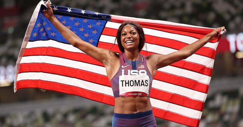 Gabby Thomas dubbed 'beauty with brains' after Harvard grad bags bronze in women’s 200 meters
