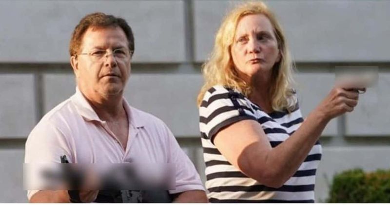 Mark and Patricia McCloskey pardoned by Missouri GOP guv, Internet calls it 'white privilege'