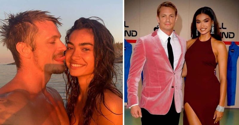 Who is Joel Kinnaman's fiancee Kelly Gale? Victoria's Secret model doesn't shy away from PDA