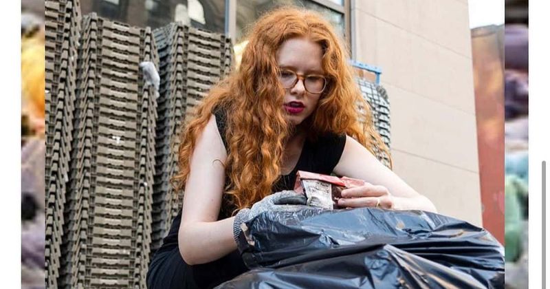 Who is Anna Sacks? NY activist rifles through supermarket trash, 'shames' for throwing usable items