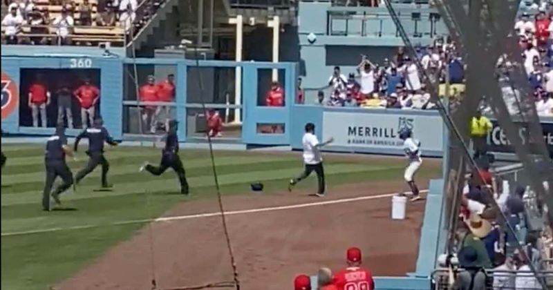 LA Dodgers 'hero' ball girl celebrated for tackling rogue fan: 'Best play since Rick Monday'