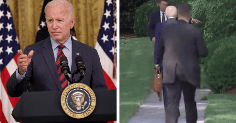 Joe Biden trolled as agent has to show him where to walk in video: 'MUST have cognitive exam'