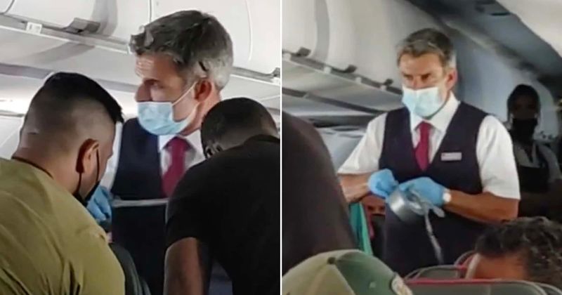 American Airlines staff duct tape boy, 13, to his seat for allegedly trying to kick open window