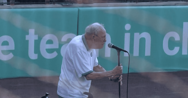 Who is John Pylman? WWII vet wins hearts for his national anthem performance in viral video