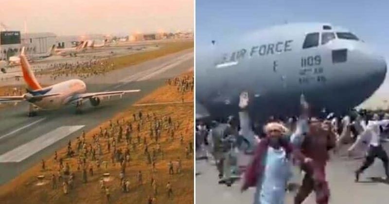 'Horrific' chaos at Kabul airport compared to scenes from Brad Pitt zombie movie 'World War Z'