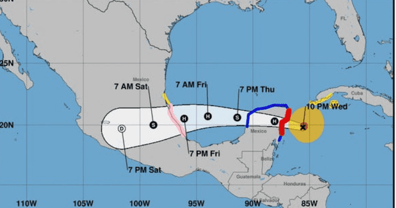Will Hurricane Grace affect the US? Tropical storm strengthens with winds up to 80 mph