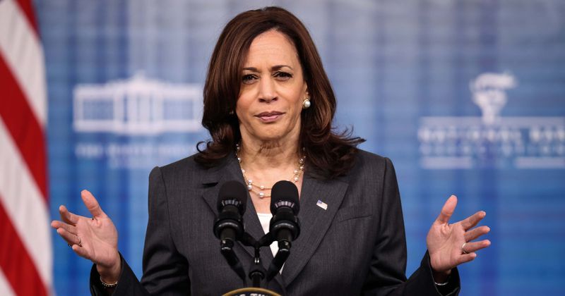 'Silent' Kamala Harris watches presidential hopes buried in Afghan rubble as new poll slams VP