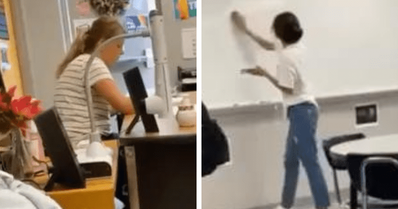 Black student erases ‘all lives matter’ written by teacher on class whiteboard in viral video