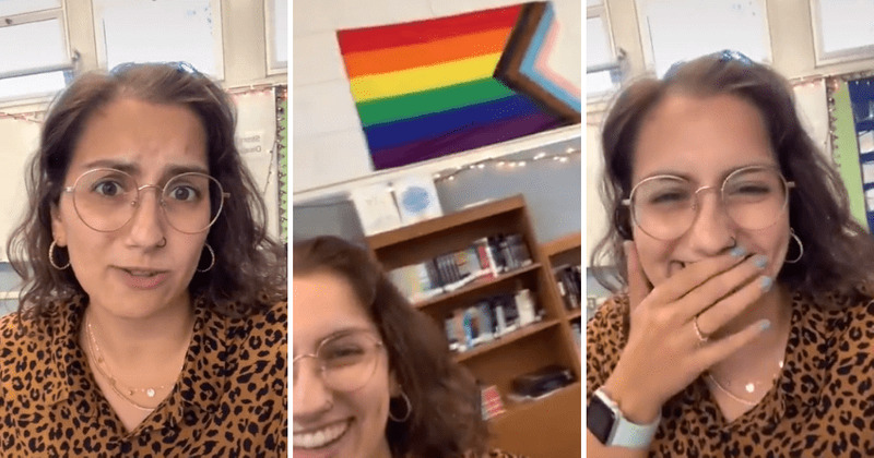 Kristin Pitzen: Teacher asks students stand to Pride flag instead of US flag in video