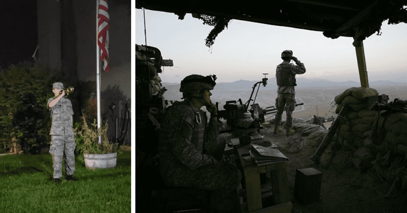 Devin Lineham: Video of young boy playing Taps for Marines killed in Kabul goes viral