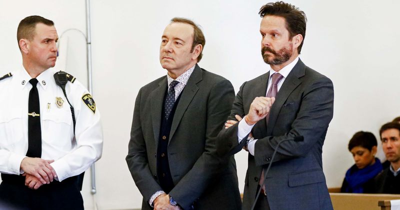 Kevin Spacey spotted on his first American movie set after sexual assault allegations