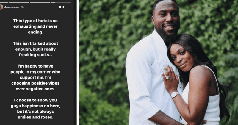 Who is Sloane Stephens' fiance? Tennis star suffers vile racist abuse after defeat