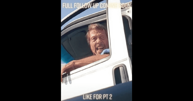 Chris Hamburg: Serial road rager filmed by TikToker trying to run car off road
