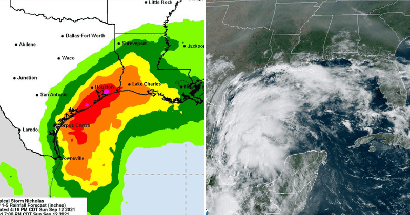 Tropical storm Nicholas: Here's when it will arrive in Texas