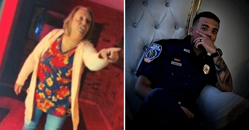 Sean Nolte Jr: Woman slaps Navy sailor at pizzeria on 9/11 anniversary in viral video