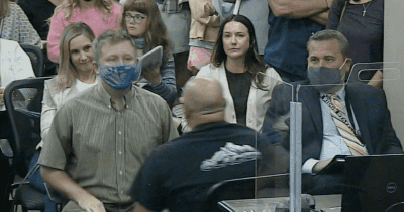 Anti-masker attacks parent at Minnesota school board meeting for praising mask rules