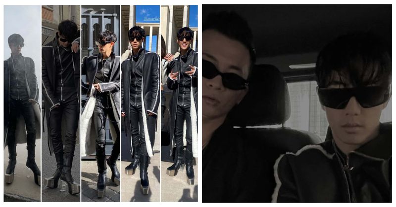 GOT7's Mark Tuan breaks gender norms again as he wears heels at Paris Fashion Week