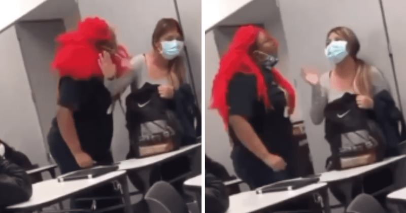 Maskless Texas teacher breathes on student’s face in viral video, says 'I don't care'