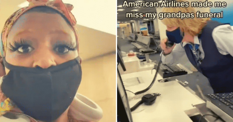 TikToker blames American Airlines for missing grandad’s funeral, but Internet's not buying it