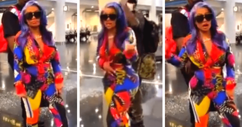 Blac Chyna likened to Fauci after yelling at fans to 'get vaccinated' at Miami airport
