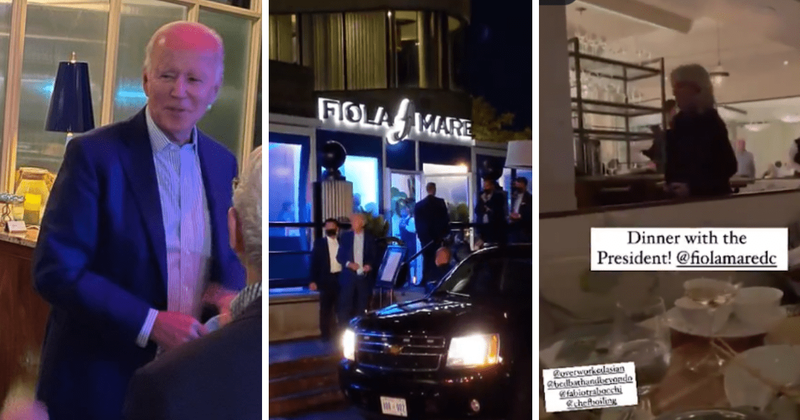 Joe Biden breaks mask mandate at dinner date with wife, trolls say ‘it’s hypocrisy'