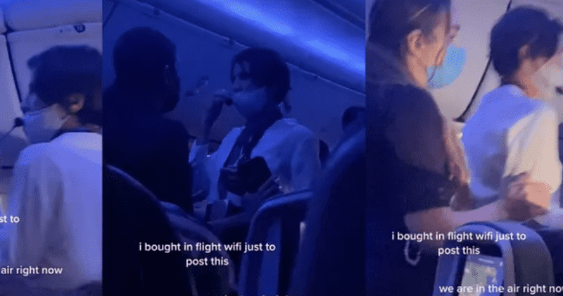 Viral video shows in-flight Karen ranting about Covid using her OWN mic