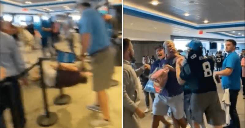 Vikings and Panthers fans' brawl goes viral, Internet jokes 'Is this Minnesota nice?'