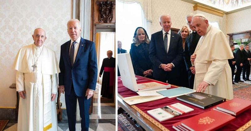 #PoopyPantsBiden trends after President's 'bathroom accident' amid meeting with Pope