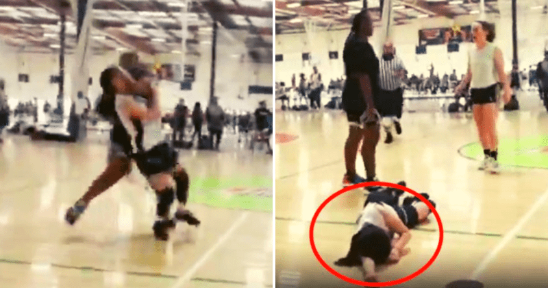 Lauryn Ham: video impactante muestra a un adolescente de 15 años siendo golpeado en un juego de baloncesto