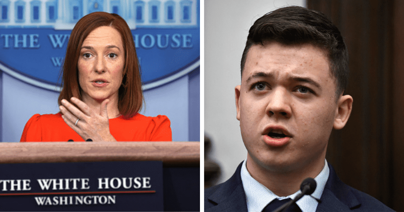 Jen Psaki said she won't comment on Kyle Rittenhouse trial... and then she did THIS