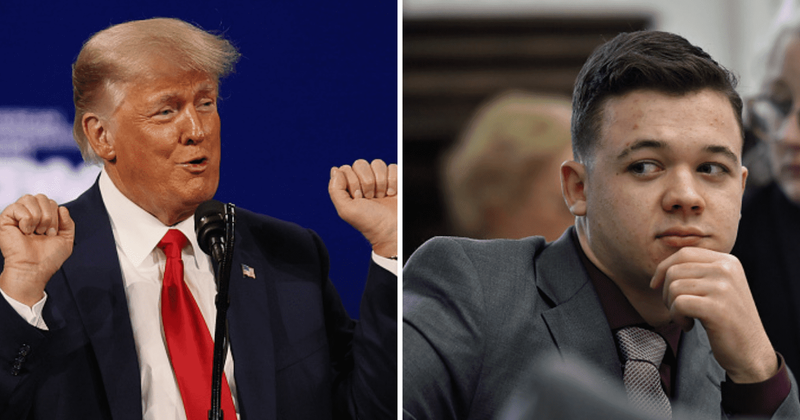 'From one bully to another': Trump slammed for 'congratulating' Kyle Rittenhouse
