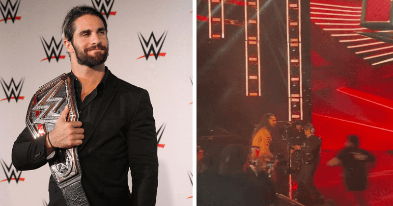 Seth Rollins attacked: Fan tackles WWE star on 'Raw' in CRAZY video